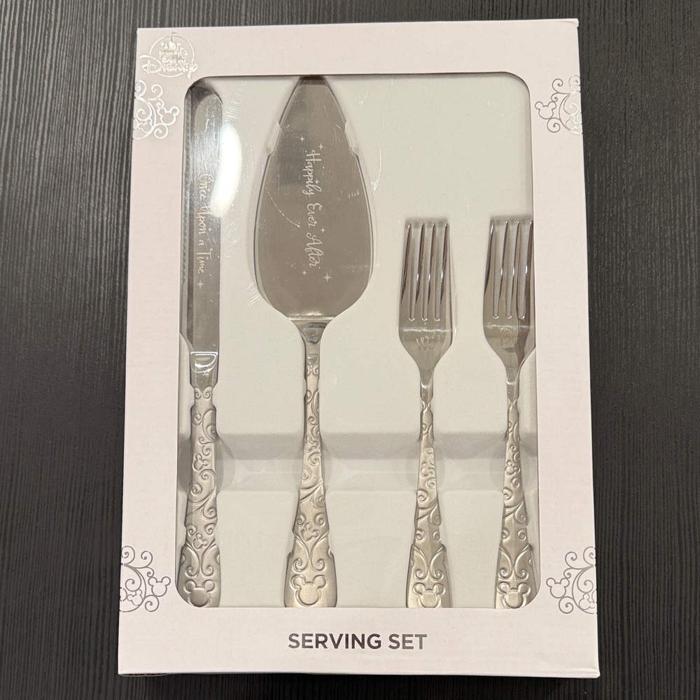 Disney Silver Serving Set